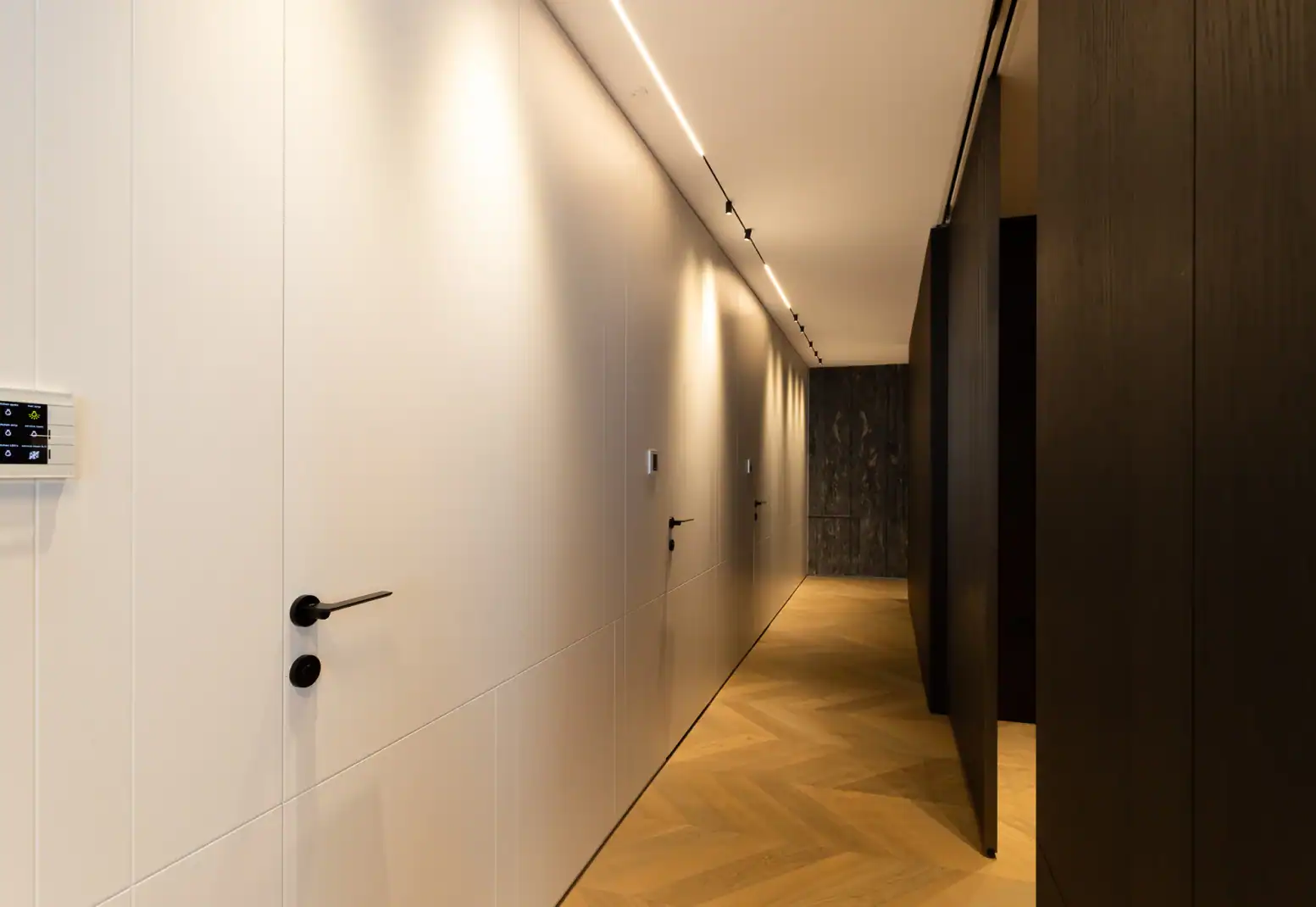 דלת פנים בקו אפס מדגם skyline