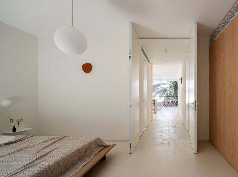 דלת פנים קו אפס דו כנפית מדגם aeris